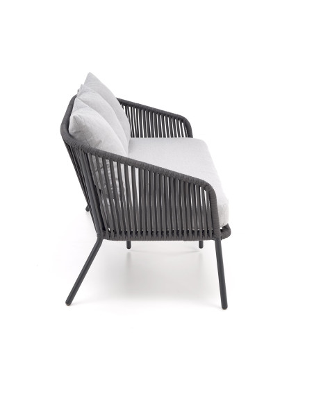 CORACCO Zestaw Ogrodowy, Sofa+Fotele+Ława - Elegancja na Zewnątrz