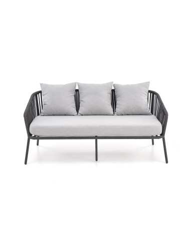 CORACCO Zestaw Ogrodowy, Sofa+Fotele+Ława - Elegancja na Zewnątrz