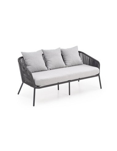 CORACCO Zestaw Ogrodowy, Sofa+Fotele+Ława - Elegancja na Zewnątrz