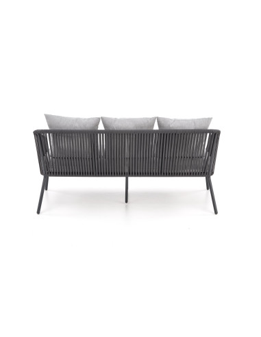 CORACCO Zestaw Ogrodowy, Sofa+Fotele+Ława - Elegancja na Zewnątrz