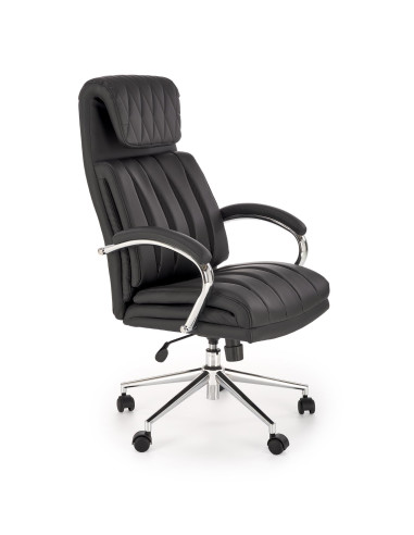 ROMANO fotel gabinetowy czarny  | Designerska Perfekcja