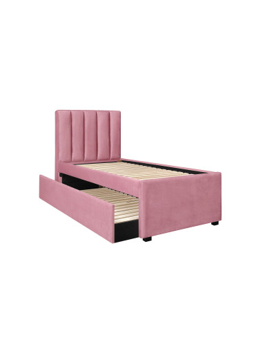 RUSSO 90 cm łóżko różowy  | Kreatywny Design