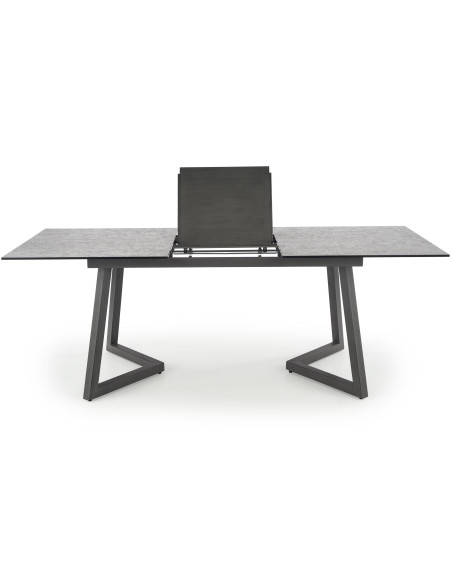 ABELAR Stół Rozkładany 160-210cm Jasny Popiel/Ciemny Popiel - Subtelny