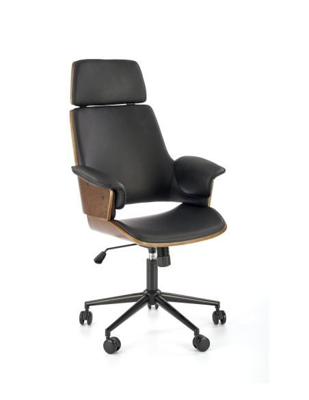 JUVANO Fotel Orzechowy/Czarny, Mechanizm TILT - Komfort i Design