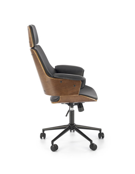 JUVANO Fotel Orzechowy/Czarny, Mechanizm TILT - Komfort i Design