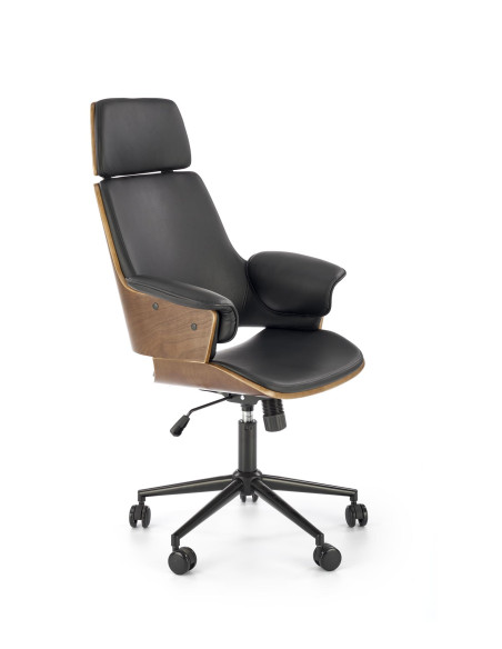 JUVANO Fotel Orzechowy/Czarny, Mechanizm TILT - Komfort i Design
