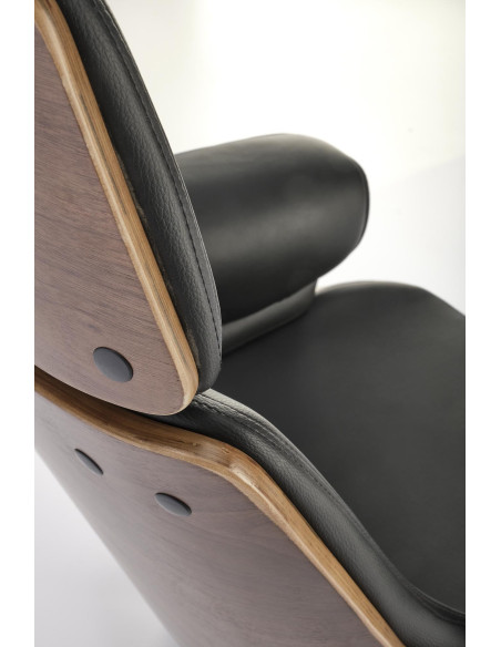 JUVANO Fotel Orzechowy/Czarny, Mechanizm TILT - Komfort i Design