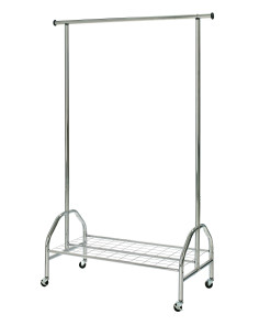 AMICO Wieszak na Kółkach Srebrny - Praktyczność i Nowoczesny Design