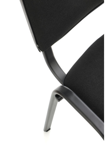 DOROTHY Krzesło Czarny Stal Lakierowana - Klasyczna Elegancja