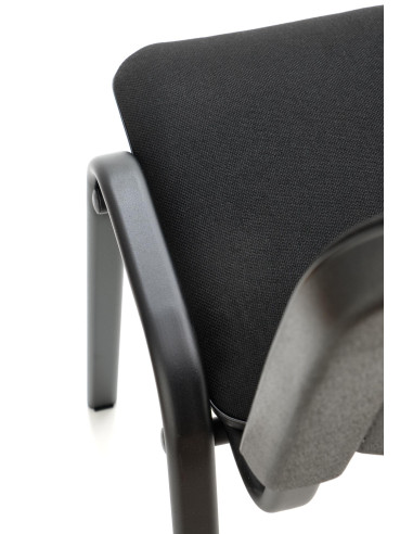 DOROTHY Krzesło Czarny Stal Lakierowana - Klasyczna Elegancja