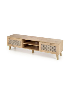 ERONO Stolik RTV Dąb Artisan 150x40x45cm - Funkcjonalność w Designie