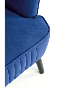 BELMONDO Fotel Velvet Granatowy BLUVEL 86 - Nowoczesność i Głębia Koloru 2
