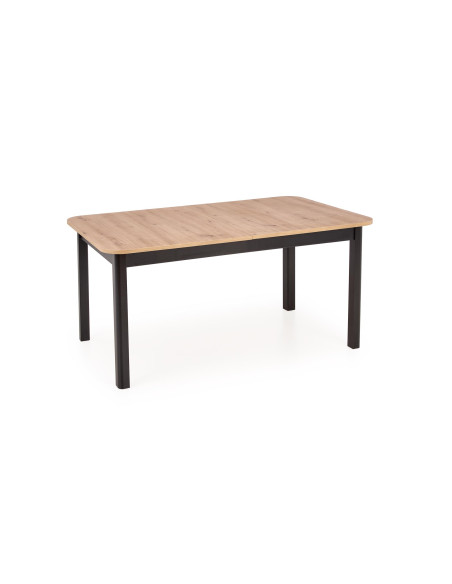 WAVO Stół Rozkładany 160-240cm Dąb Artisan/Czarny - Styl i Przestrzeń