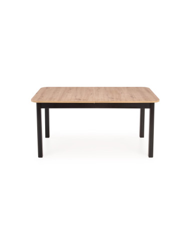 WAVO Stół Rozkładany 160-240cm Dąb Artisan/Czarny - Styl i Przestrzeń