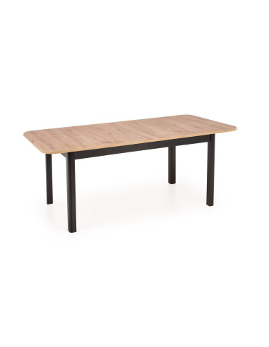 WAVO Stół Rozkładany 160-240cm Dąb Artisan/Czarny - Styl i Przestrzeń