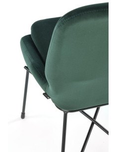 BERO Krzesło Velvet Ciemna Zieleń - Elegancja i Komfort 2