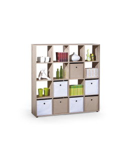 RAMIRO 16 Regał Dąb Sonoma 139x33x144cm Organizacja i Styl