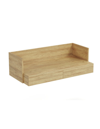 PLENTO Szafka 110x55x38cm Hikora Naturalna/Fronty Hikora Naturalna