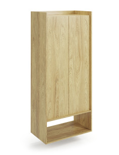 PLENTO Szafka Wysoka 78x41x179cm Hikora Naturalna/Fronty Hikora Naturalna