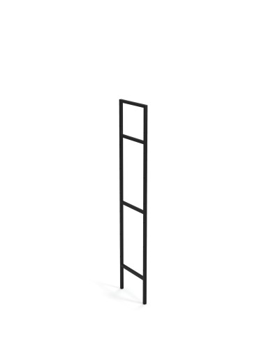PLENTO Regał 34x145cm Czarny - Minimalizm i Funkcjonalność