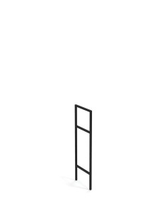 PLENTO Regał 34x95cm Czarny - Nowoczesność w Małym Formacie