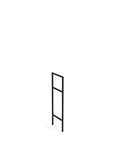 PLENTO Regał 34x95cm Czarny - Nowoczesność w Małym Formacie