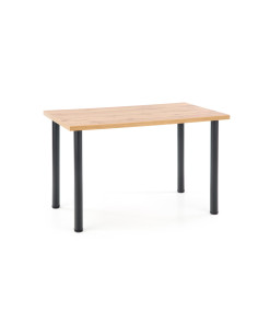 DEXOM 2 Stół 120x68cm Dąb Wotan, Czarne Nogi - Nowoczesna Forma