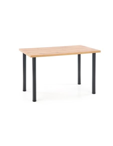 DEXOM 2 Stół 120x68cm Dąb Wotan, Czarne Nogi - Nowoczesna Forma