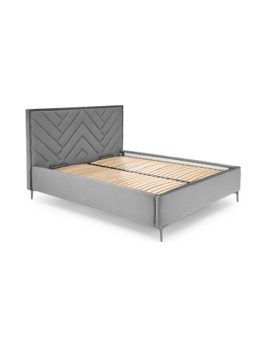 SERENO Korpus do Łóżka z Pojemnikiem Popiel Velvet - Minimalistyczny Design