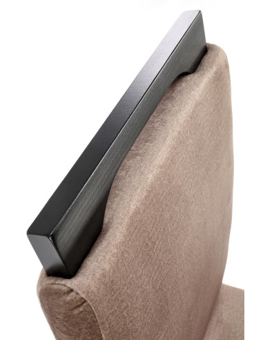 HERMAN_2 Krzesło Czarne Monolith 09 42x58cm - Elegancja i Komfort