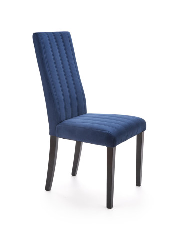 MERMI 2 Krzesło Drewniane Velvet Pikowany Granatowy - Elegancja i Komfort