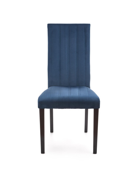 MERMI 2 Krzesło Drewniane Velvet Pikowany Granatowy - Elegancja i Komfort