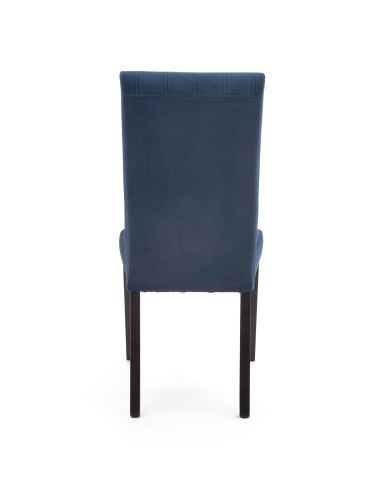 MERMI 2 Krzesło Drewniane Velvet Pikowany Granatowy - Elegancja i Komfort