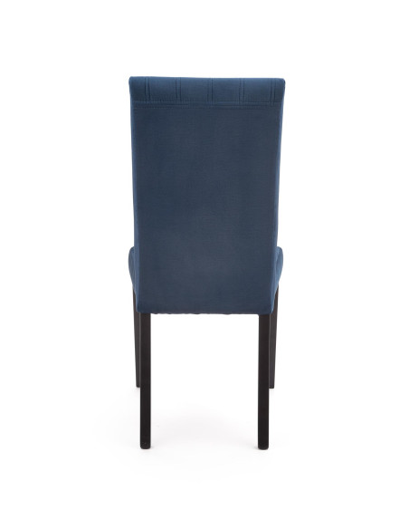 MERMI 2 Krzesło Drewniane Velvet Pikowany Granatowy - Elegancja i Komfort
