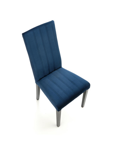 MERMI 2 Krzesło Drewniane Velvet Pikowany Granatowy - Elegancja i Komfort