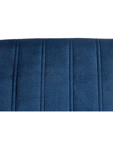 MERMI 2 Krzesło Drewniane Velvet Pikowany Granatowy - Elegancja i Komfort