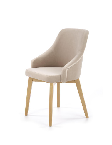 CLARK Krzesło Drewniane Dąb Miodowy/Solo 252 Ciepła Elegancja