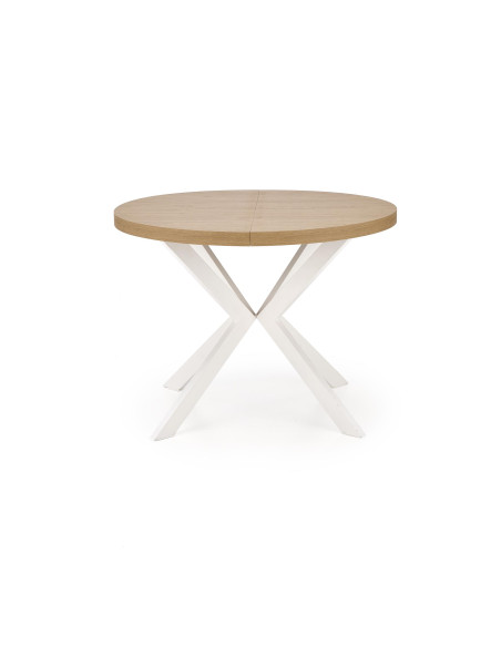 VISIONE Stół Rozkładany Dąb Złoty Fi100-250cm - Elegancja i Praktyczność