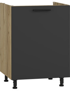 SALOME DK60 Szafka Kuchenna 60cm Antracyt - Praktyczność w Kuchni