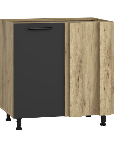 SALOME DN100 Narożna 100cm Antracyt - Funkcjonalność i Design