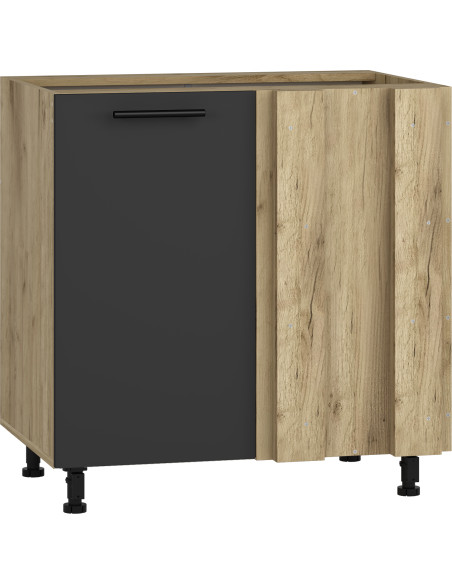 SALOME DN100 Narożna 100cm Antracyt - Funkcjonalność i Design