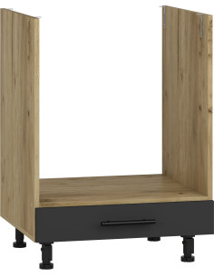 SALOME DP Szafka Piekarnikowa 60cm Antracyt/Dąb Craft - Funkcjonalność