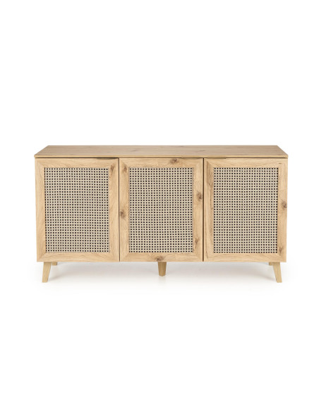 ERONO KM-1 Komoda Dąb Artisan 160x40cm - Nowoczesność i Elegancja