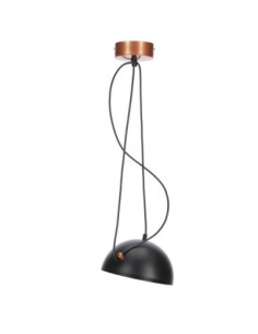 Lampa miedziano-czarna EYE/BLACK/COPPER