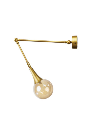 KINKIET ZING 120 AMBER/GOLD/G9