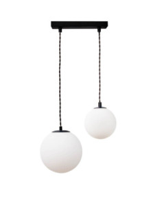 Lampa wisząca czarna ZINGA 2L/200 BLACK