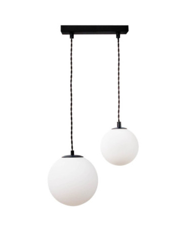Lampa wisząca czarna ZINGA 2L/200 BLACK