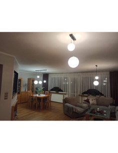 Lampa wisząca czarna ZINGA 2L/200 BLACK 2