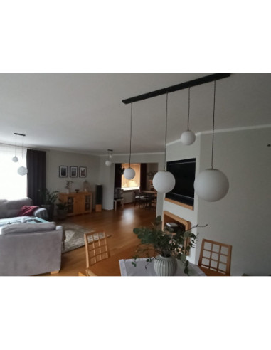 Lampa wisząca czarna ZINGA 2L/200 BLACK