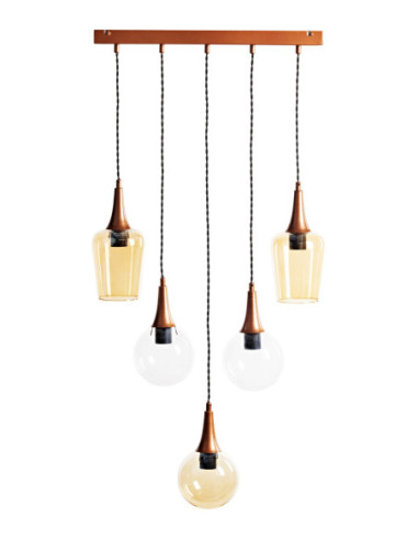 Lampa miedziana COLORES FIVE - 2 KOLORY/COPPER